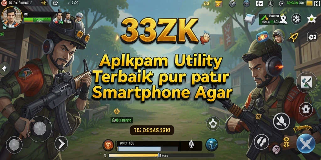 Screenshot utama 33ZK menampilkan antarmuka aplikasi Utility yang ramah pengguna.