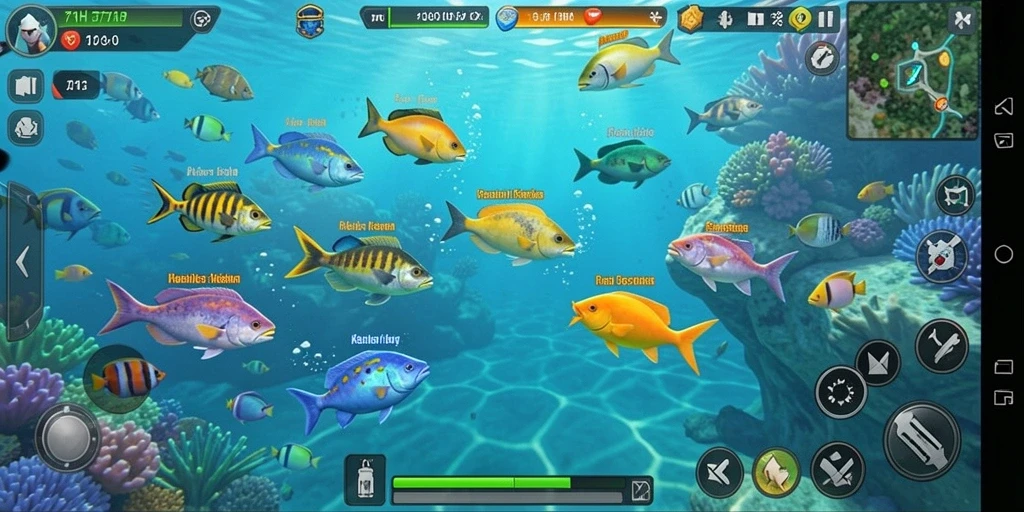Gameplay seru Tembak Ikan dengan grafis menawan.