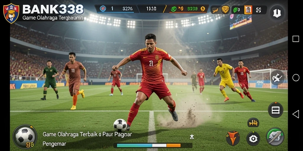 Tampilan gameplay <strong>BANK338</strong> yang penuh aksi dan menegangkan di lapangan.