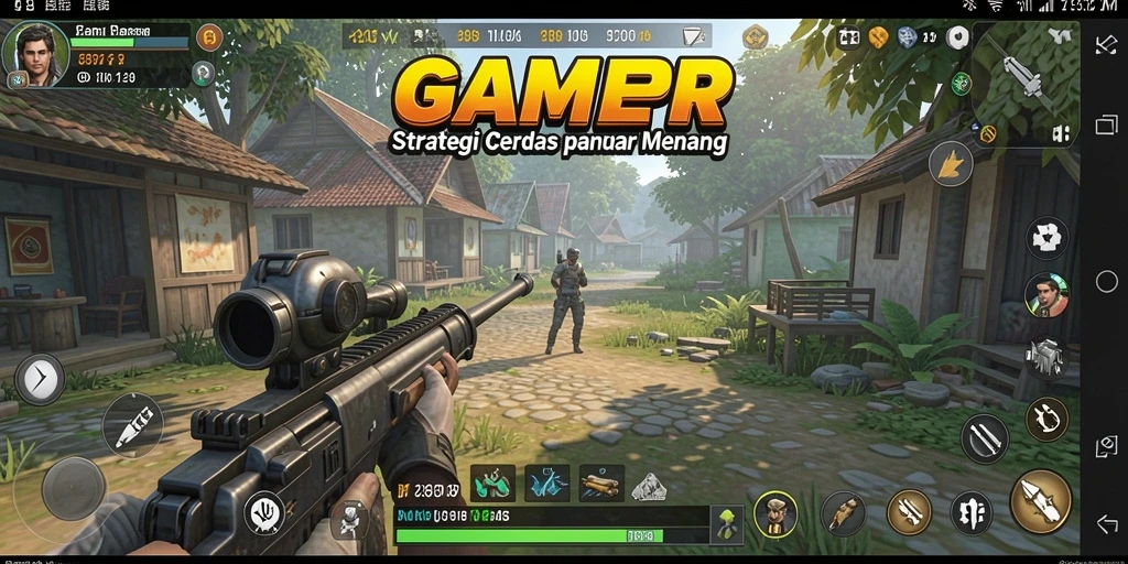 Tampilan dinamis gameplay strategi di GAMERP dengan akurasi tinggi.