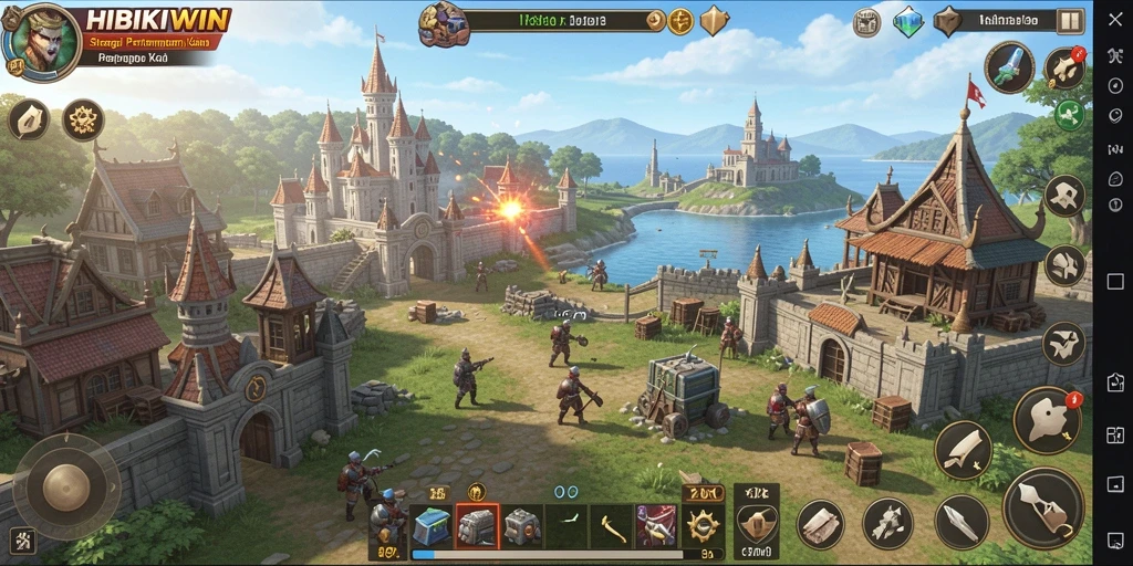 Gameplay seru dan menantang dalam HIBIKIWIN.