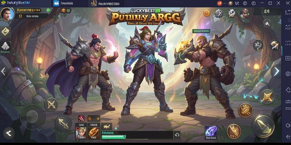 Tampilan gameplay menegangkan di LUCKYBEST88 dengan aksi seru.