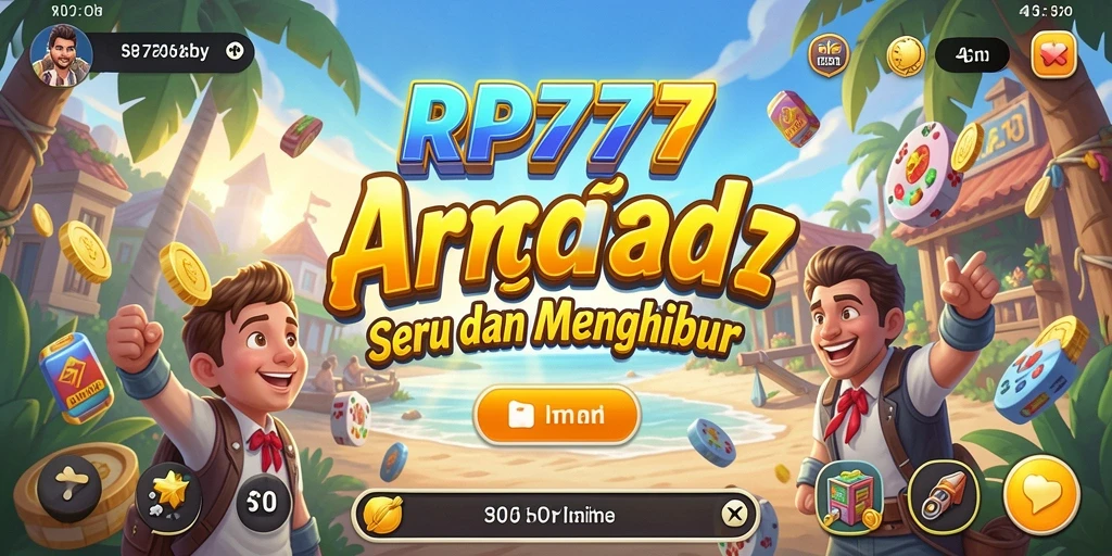 Screenshot gameplay RP777 menampilkan aksi seru dalam game Arcade.