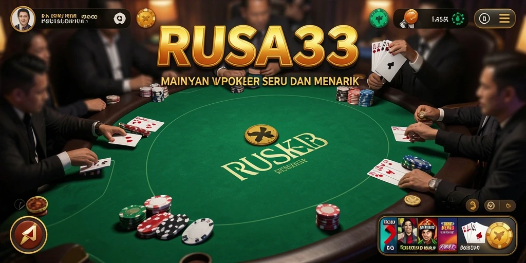 Screenshot dari permainan Poker yang seru di RUSA33.