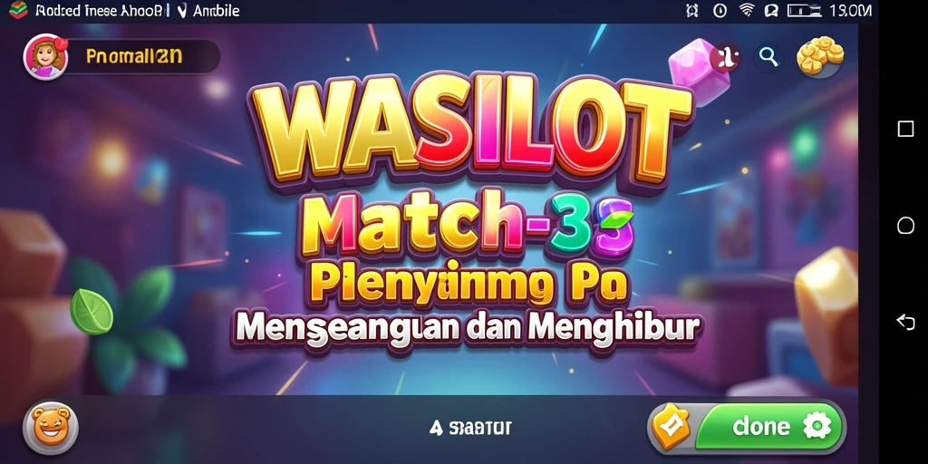 Gameplay WASLOT yang seru dalam kategori Match-3.
